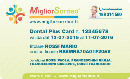 MigliorSorriso-Dental Plus Card